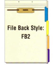FileBack Side Tabs, Holes on Top FileBack Side Tabs, Holes on Top